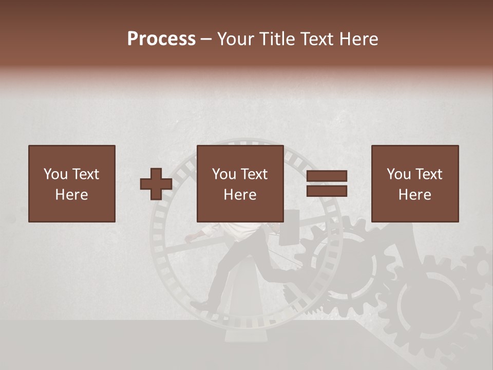 Suitcase Business Technology PowerPoint Template
