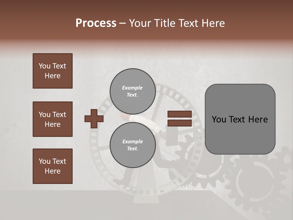 Suitcase Business Technology PowerPoint Template