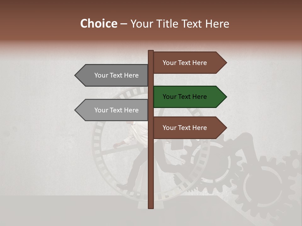 Suitcase Business Technology PowerPoint Template
