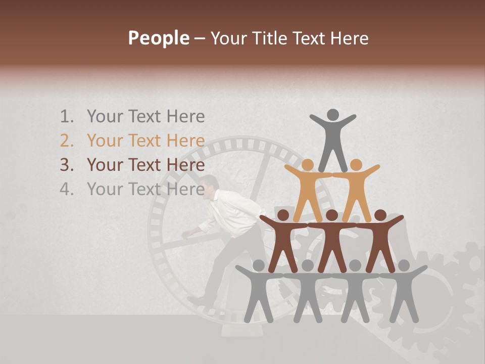 Suitcase Business Technology PowerPoint Template