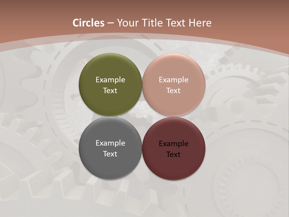 Solution Wheel Manager PowerPoint Template