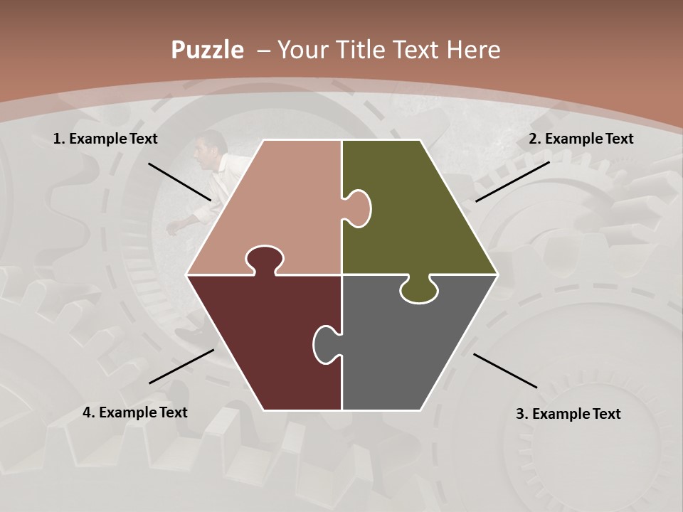 Solution Wheel Manager PowerPoint Template