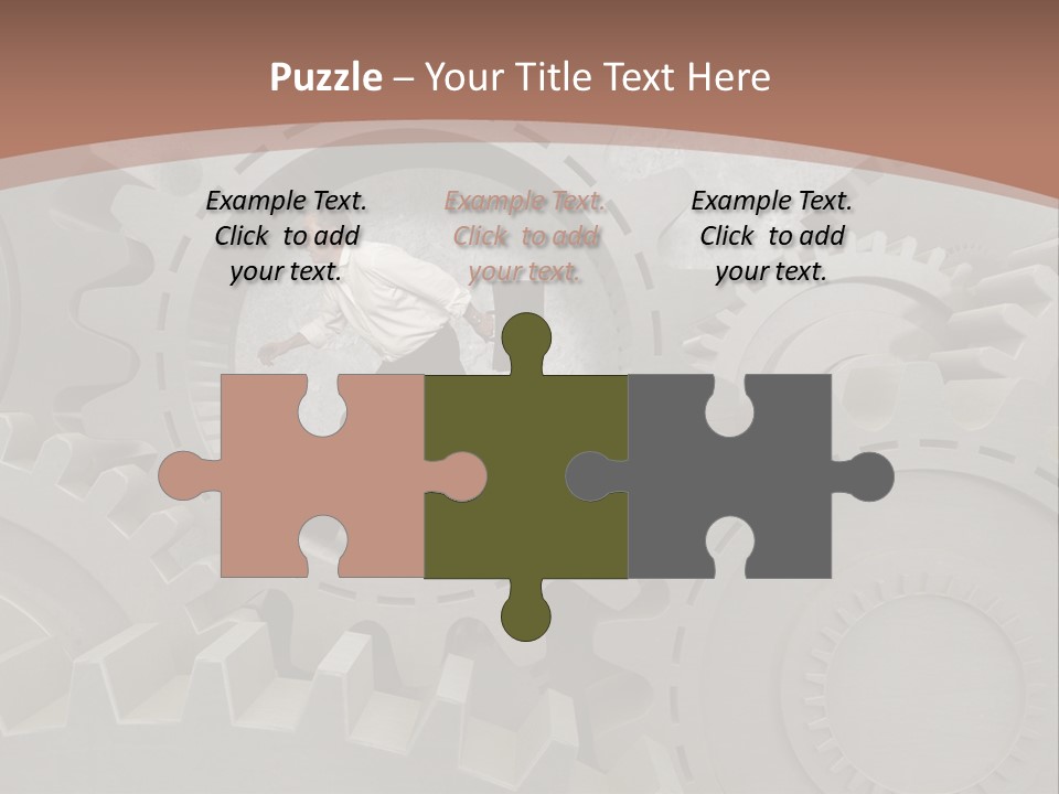 Solution Wheel Manager PowerPoint Template