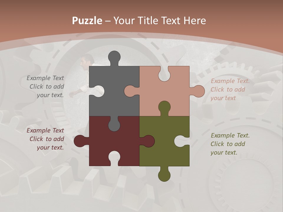 Solution Wheel Manager PowerPoint Template