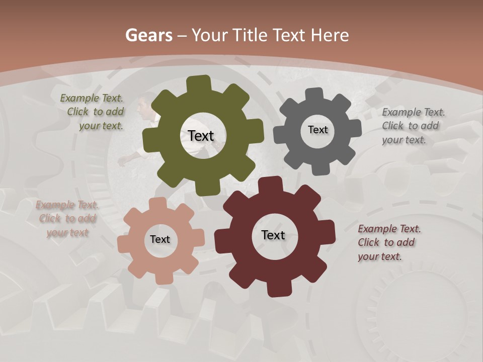 Solution Wheel Manager PowerPoint Template