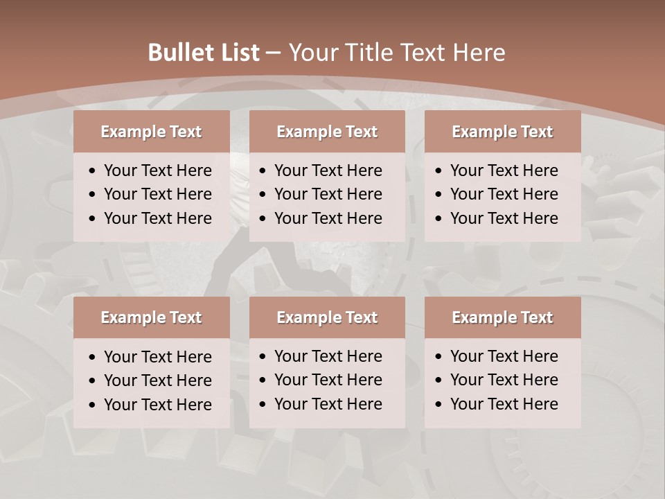 Solution Wheel Manager PowerPoint Template