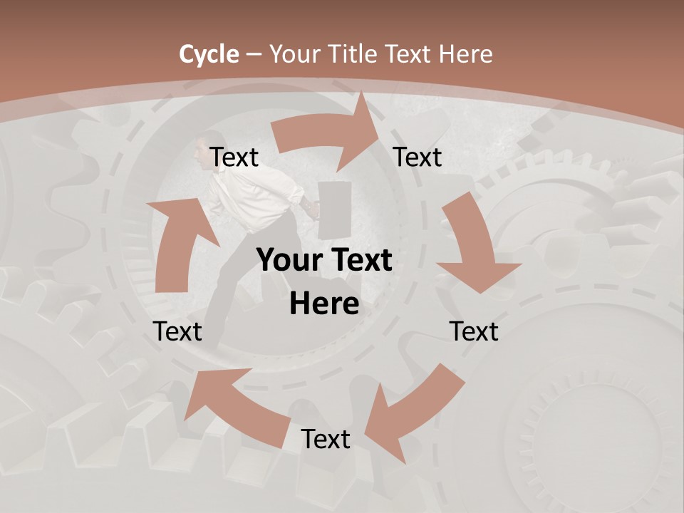 Solution Wheel Manager PowerPoint Template