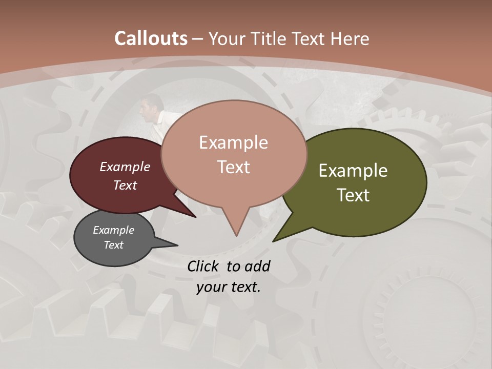 Solution Wheel Manager PowerPoint Template