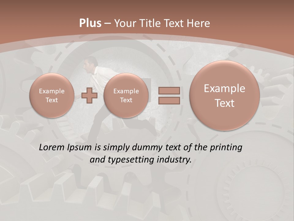 Solution Wheel Manager PowerPoint Template