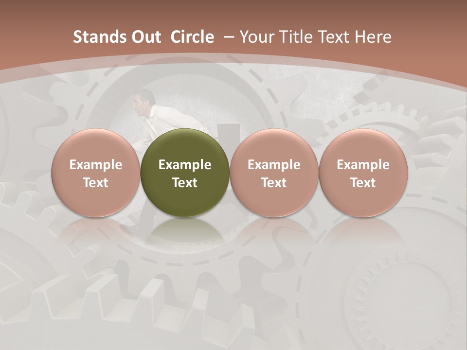 Solution Wheel Manager PowerPoint Template