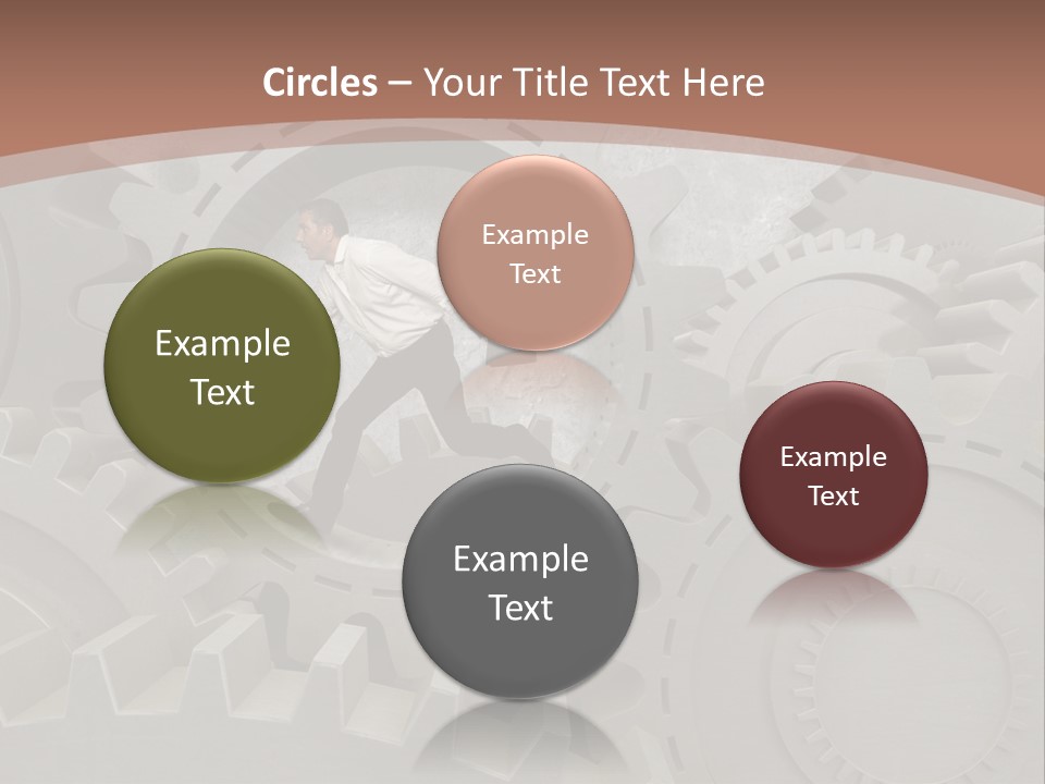 Solution Wheel Manager PowerPoint Template