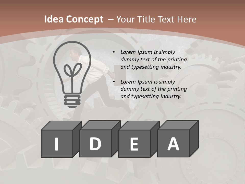 Solution Wheel Manager PowerPoint Template