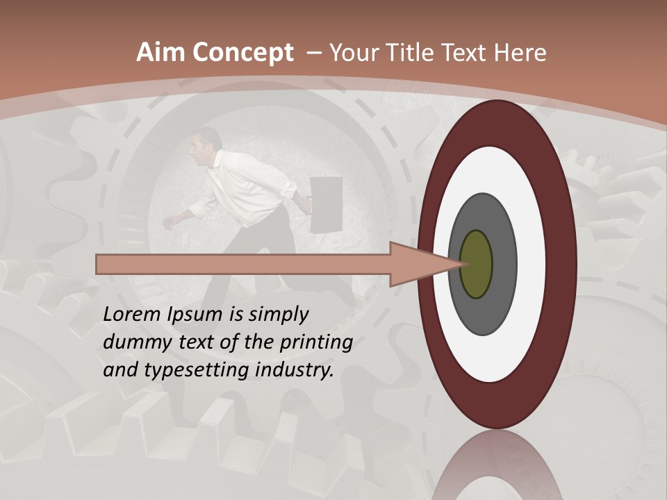Solution Wheel Manager PowerPoint Template