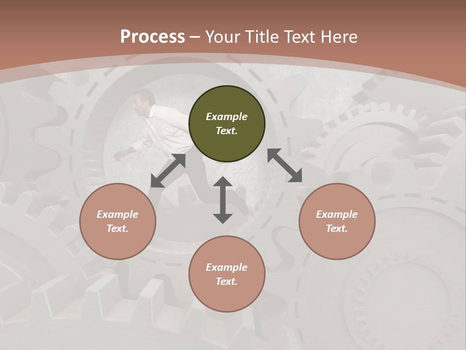 Solution Wheel Manager PowerPoint Template