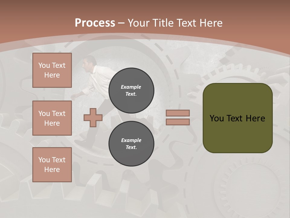 Solution Wheel Manager PowerPoint Template