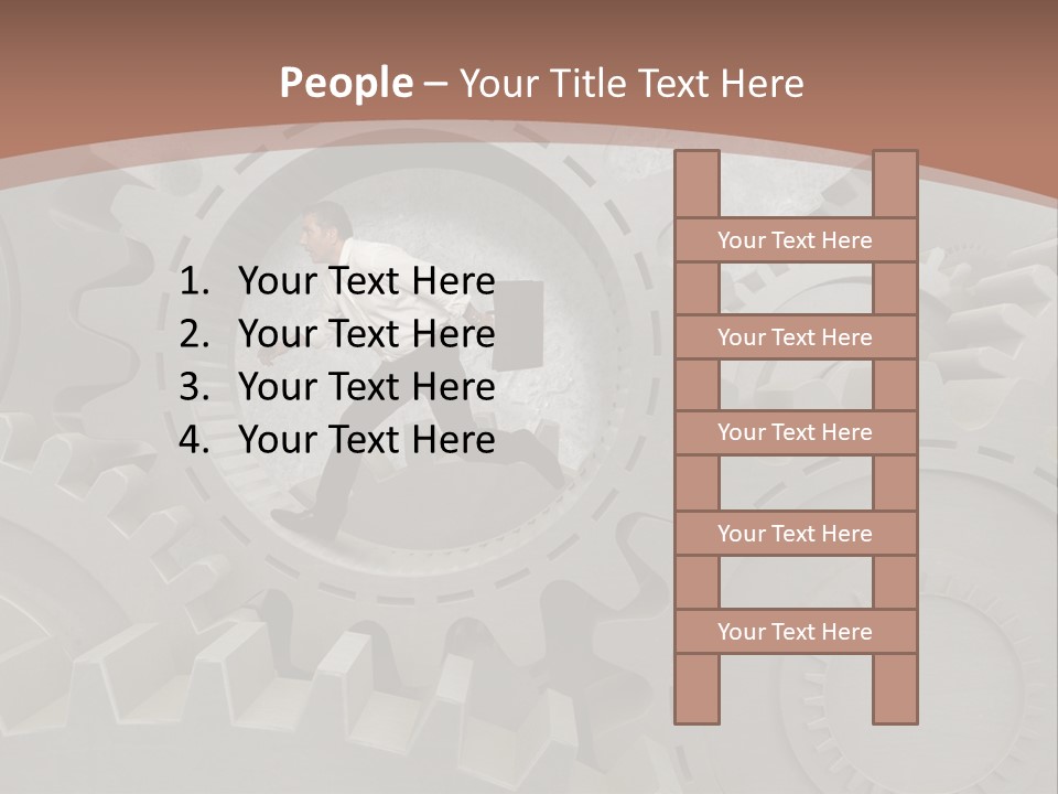 Solution Wheel Manager PowerPoint Template