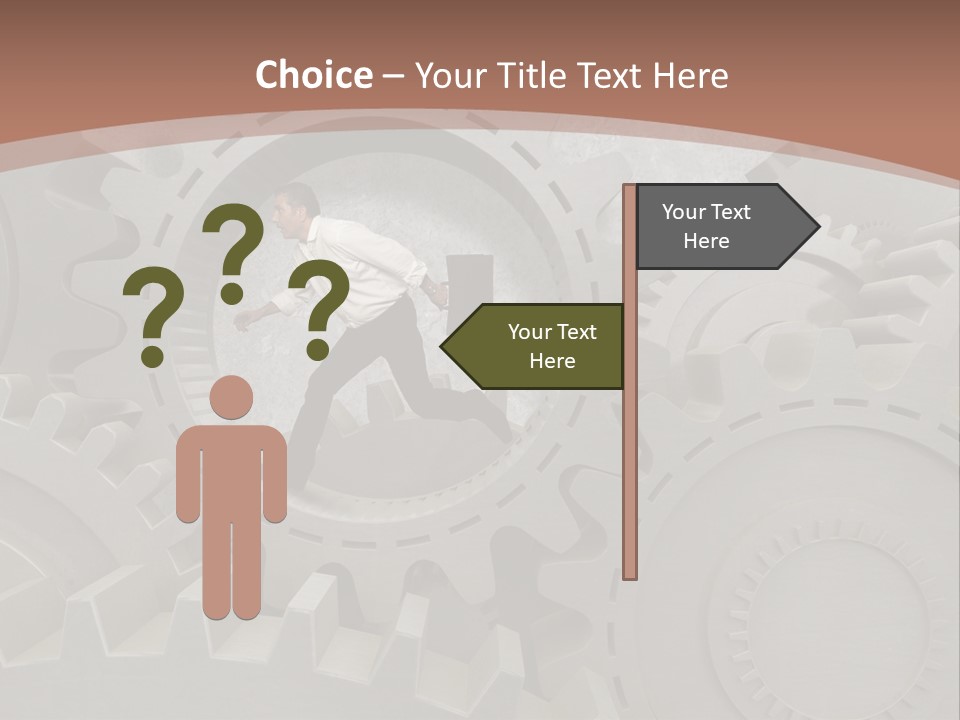 Solution Wheel Manager PowerPoint Template