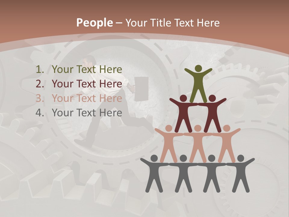 Solution Wheel Manager PowerPoint Template