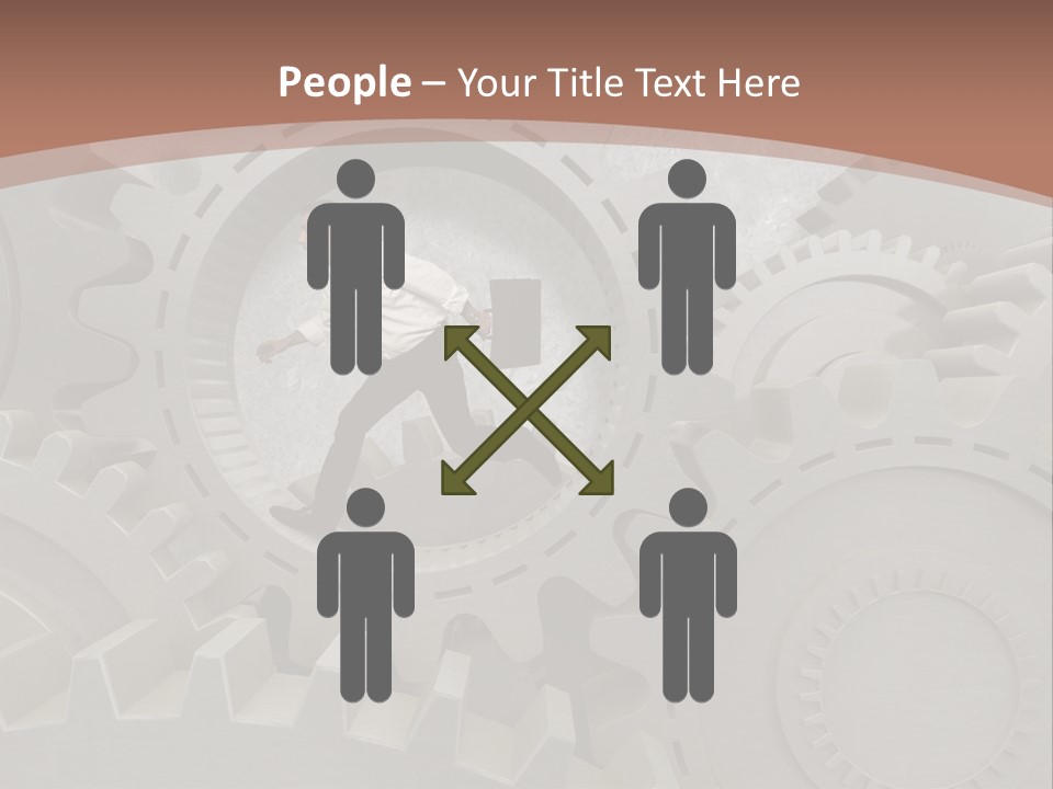 Solution Wheel Manager PowerPoint Template