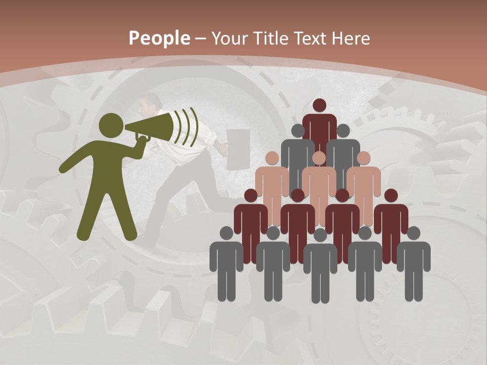 Solution Wheel Manager PowerPoint Template