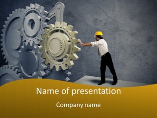 Industrial Business Occupation PowerPoint Template