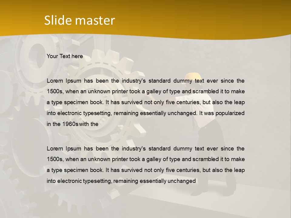 Industrial Business Occupation PowerPoint Template