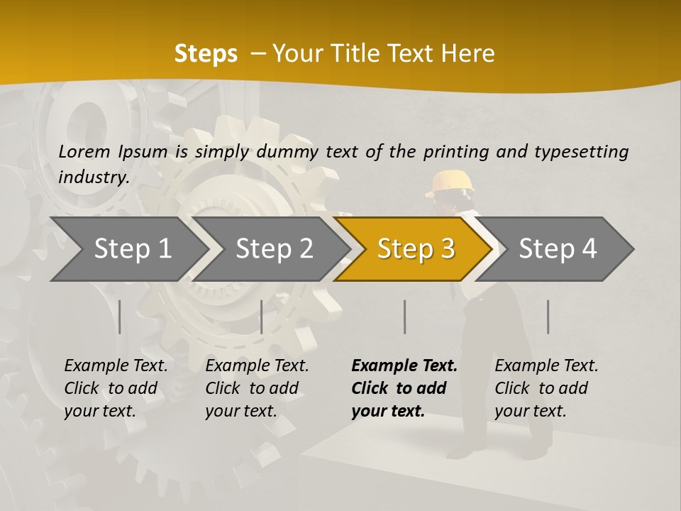 Industrial Business Occupation PowerPoint Template