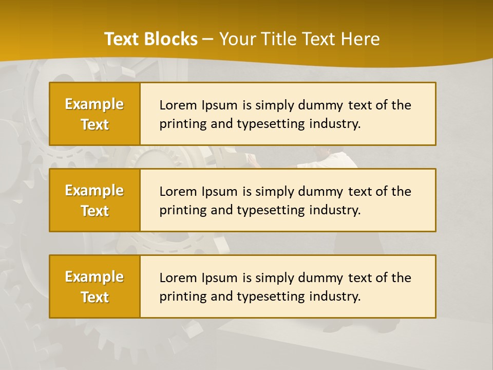 Industrial Business Occupation PowerPoint Template