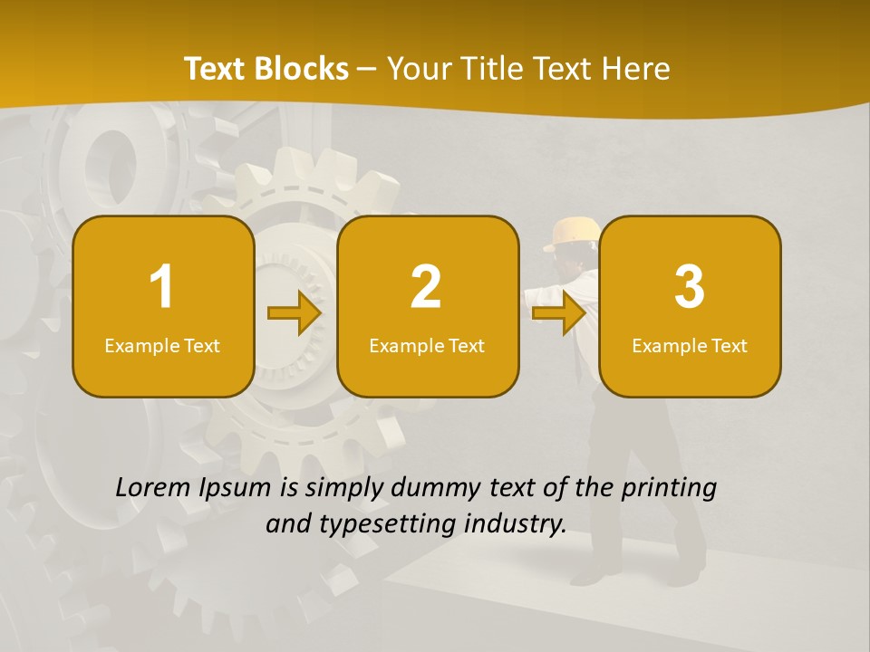 Industrial Business Occupation PowerPoint Template