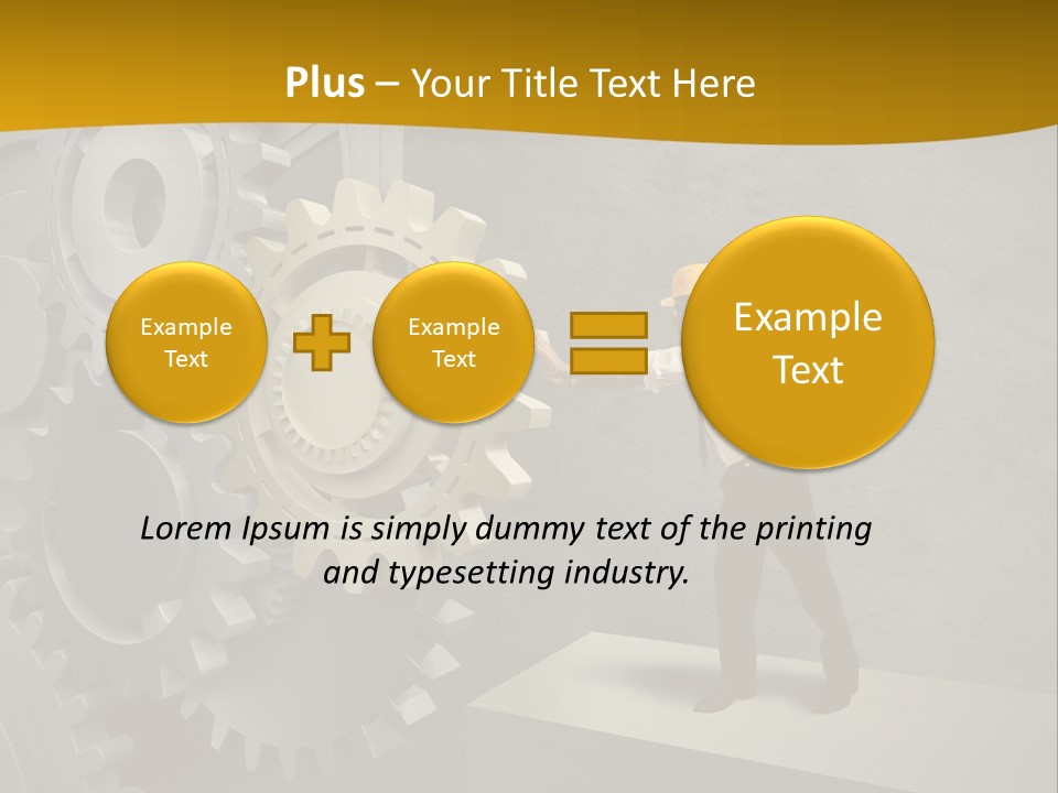 Industrial Business Occupation PowerPoint Template