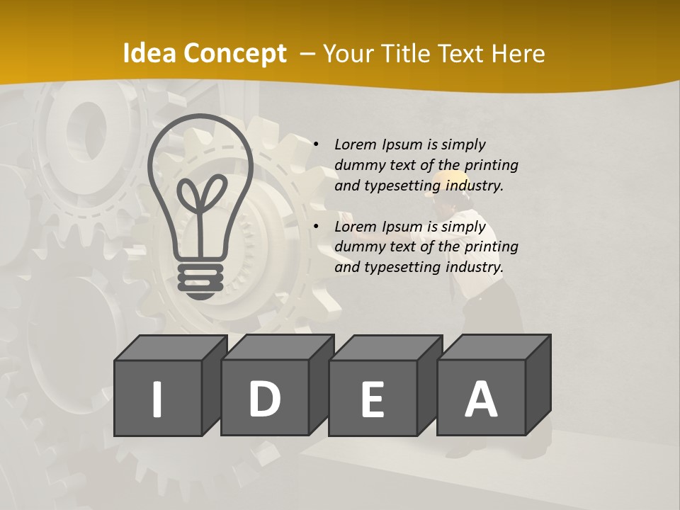 Industrial Business Occupation PowerPoint Template