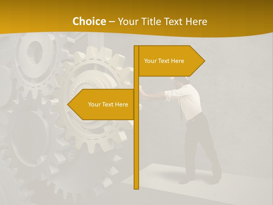 Industrial Business Occupation PowerPoint Template