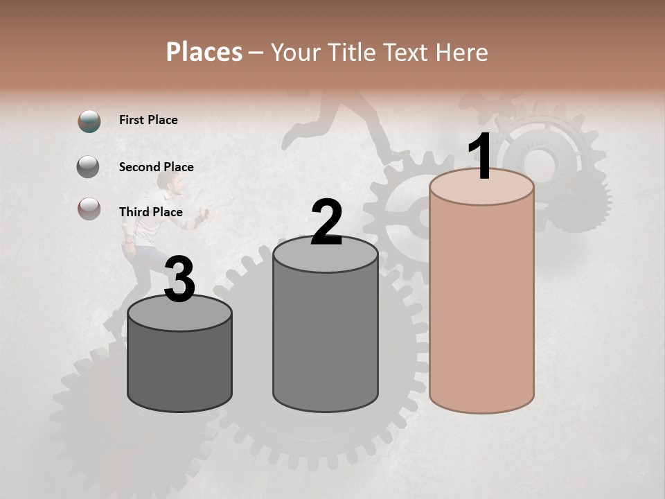 Enterprise Competition Businessman PowerPoint Template