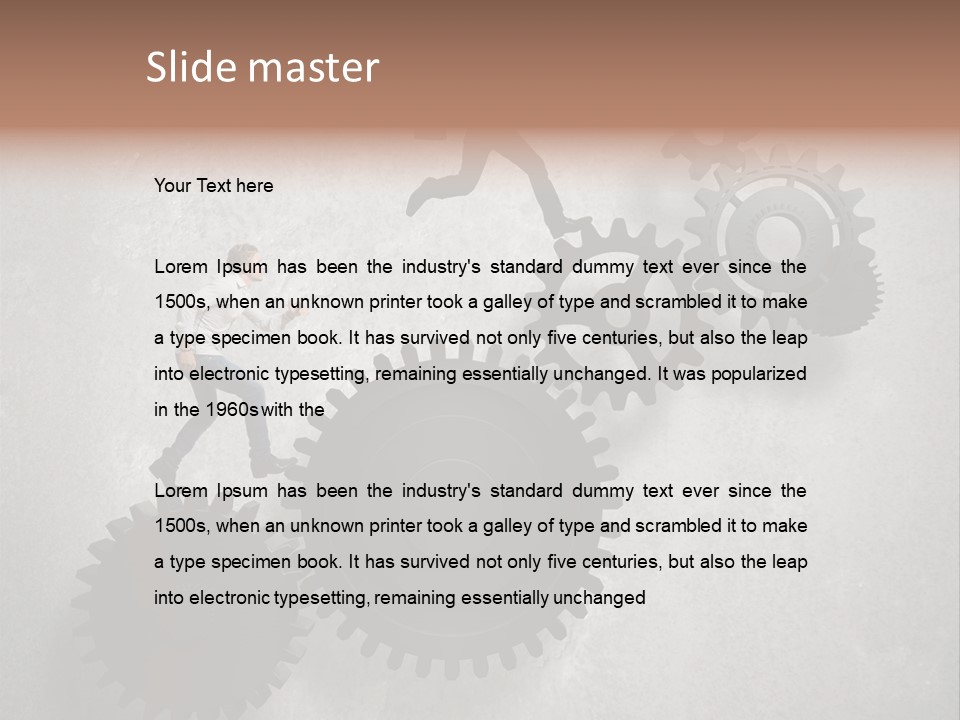 Enterprise Competition Businessman PowerPoint Template