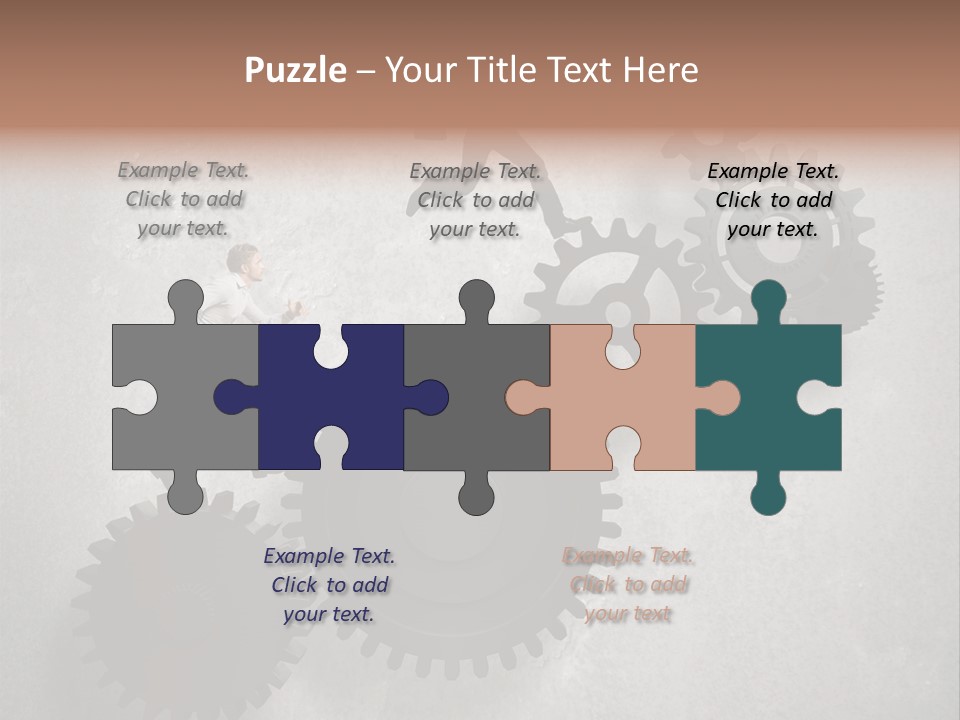 Enterprise Competition Businessman PowerPoint Template