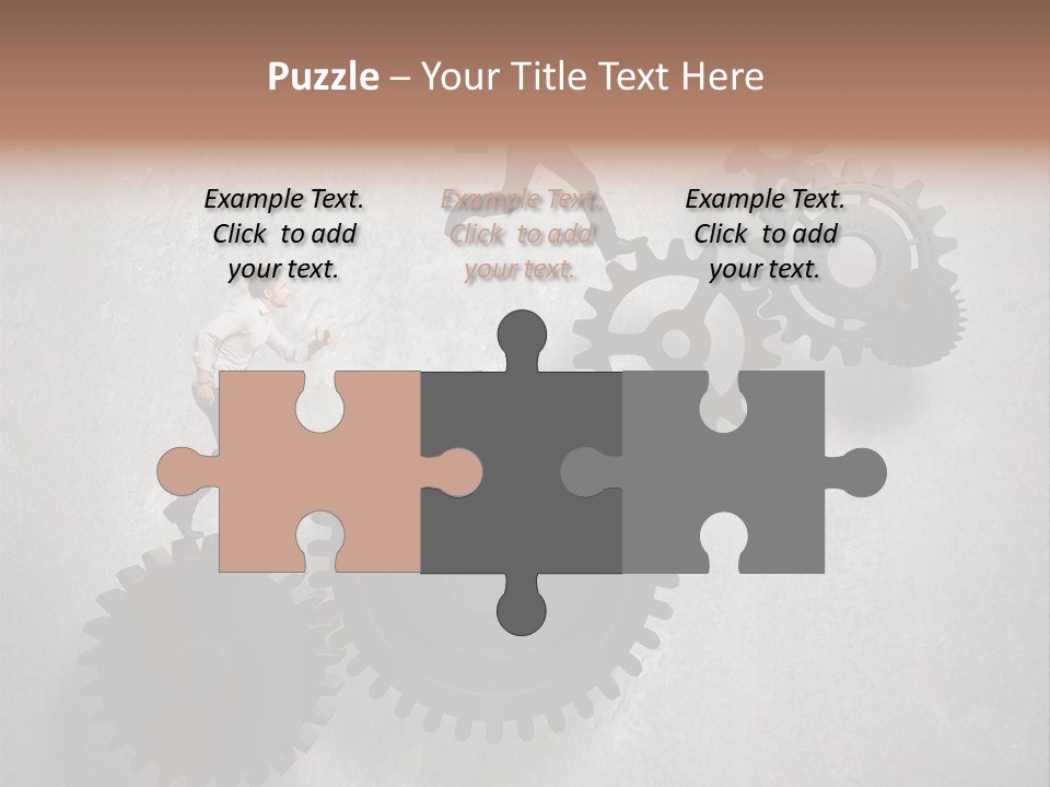 Enterprise Competition Businessman PowerPoint Template