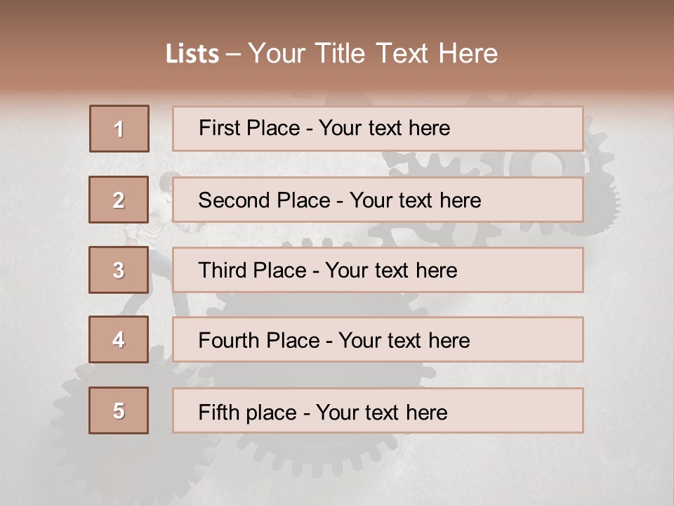 Enterprise Competition Businessman PowerPoint Template