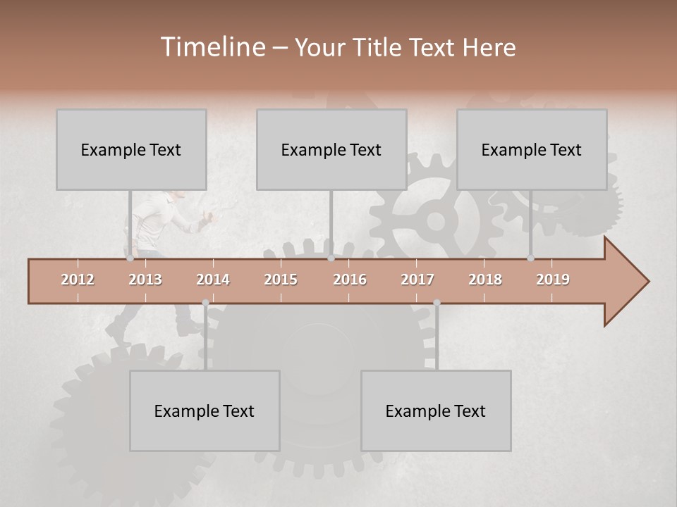 Enterprise Competition Businessman PowerPoint Template