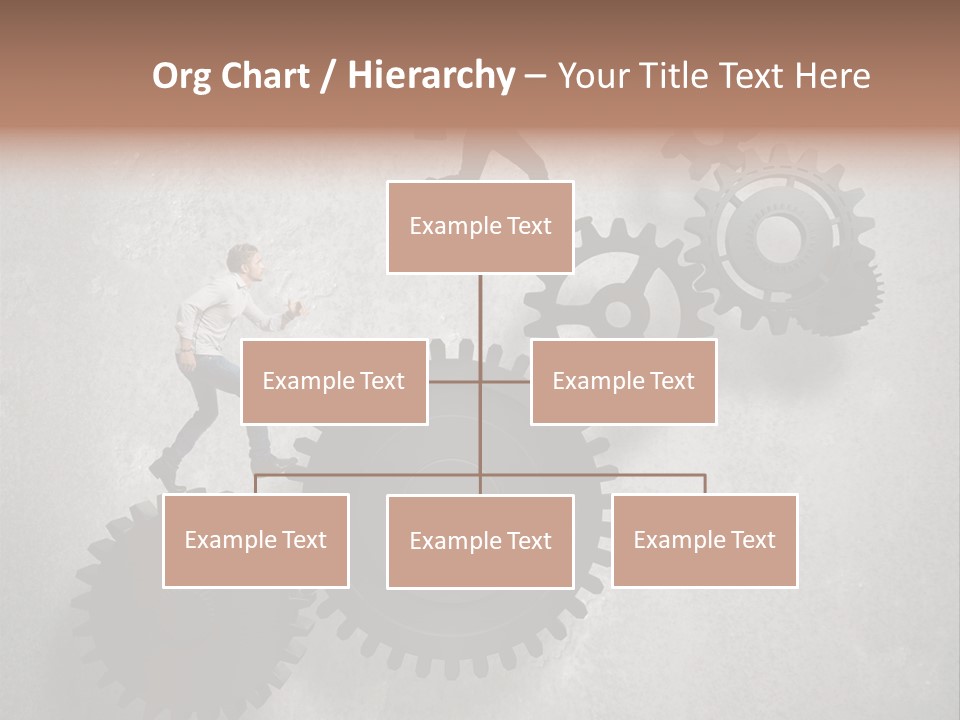 Enterprise Competition Businessman PowerPoint Template