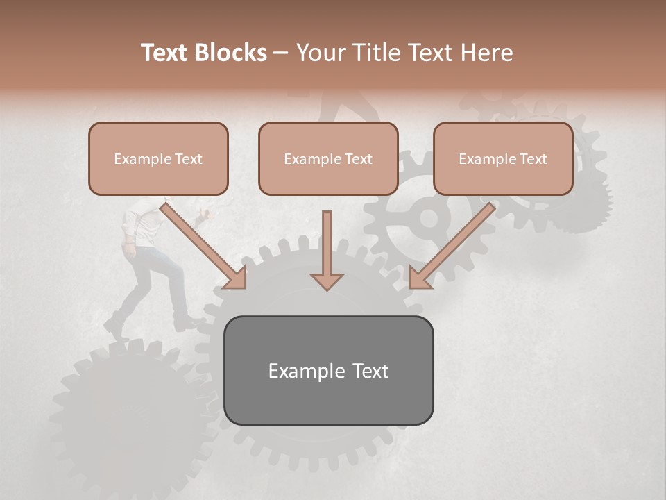 Enterprise Competition Businessman PowerPoint Template