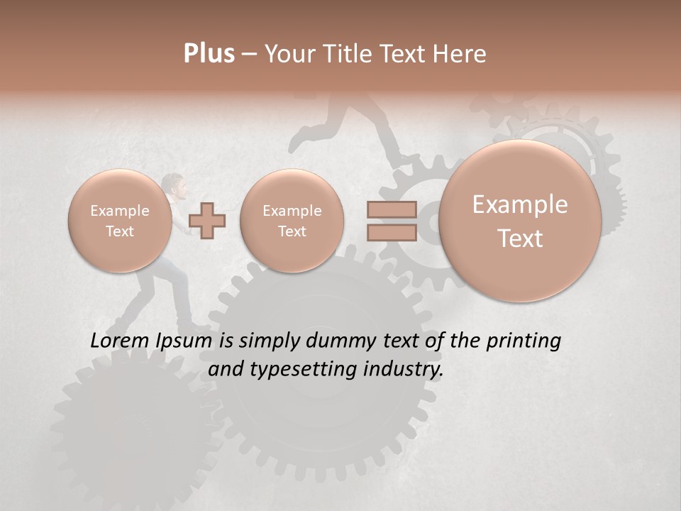 Enterprise Competition Businessman PowerPoint Template