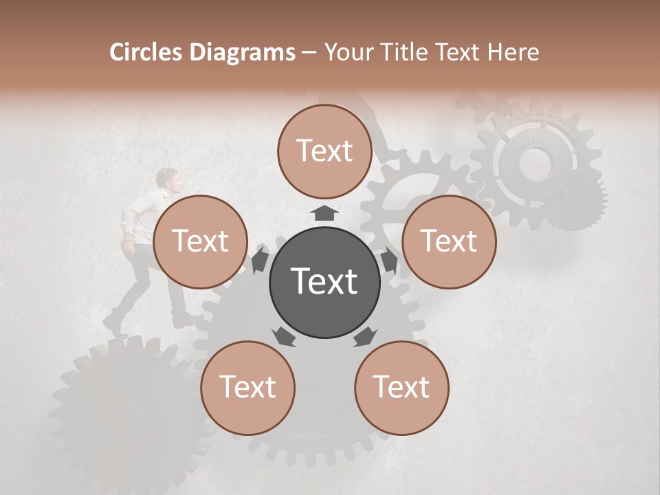 Enterprise Competition Businessman PowerPoint Template