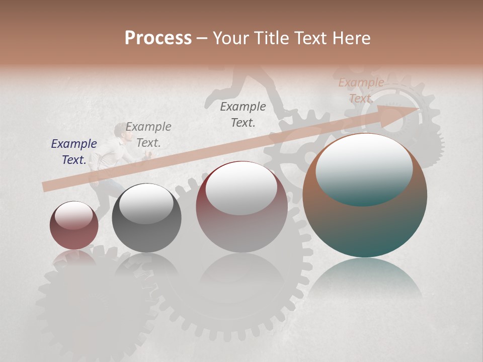 Enterprise Competition Businessman PowerPoint Template