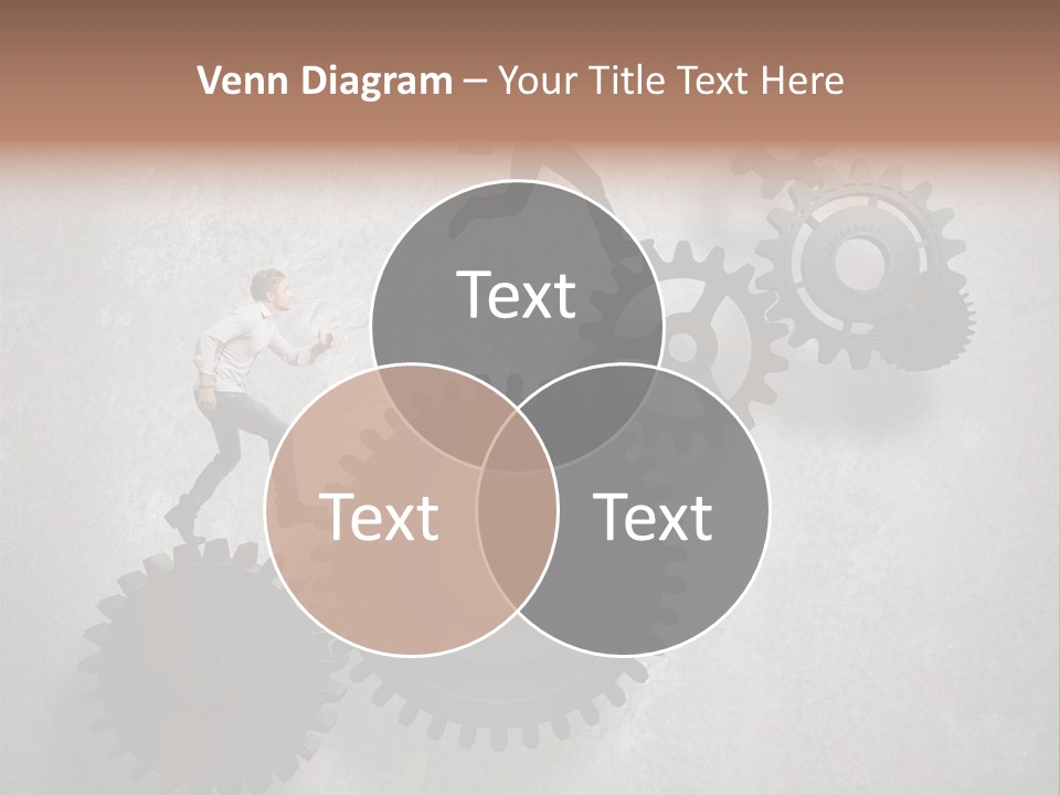 Enterprise Competition Businessman PowerPoint Template