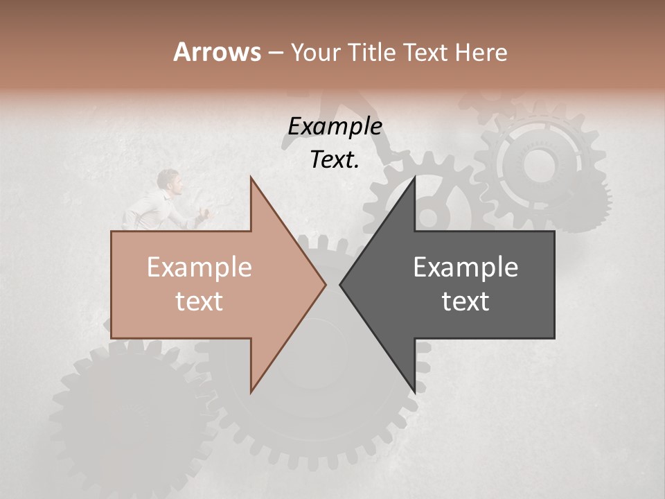Enterprise Competition Businessman PowerPoint Template
