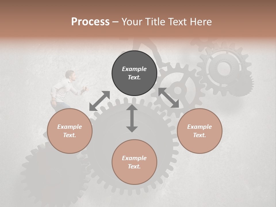 Enterprise Competition Businessman PowerPoint Template