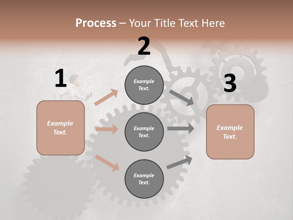 Enterprise Competition Businessman PowerPoint Template