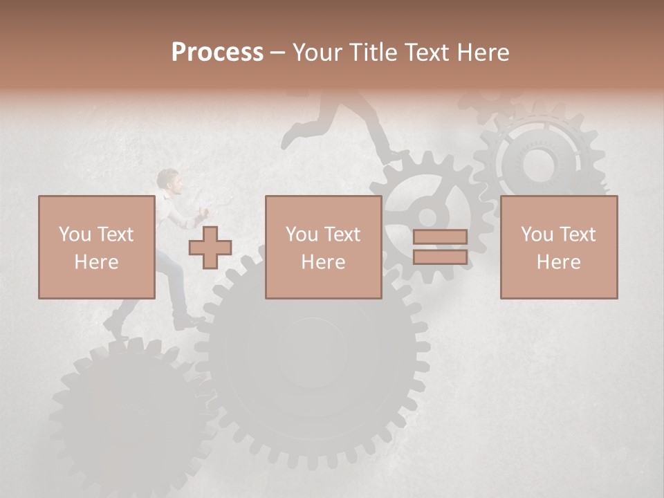 Enterprise Competition Businessman PowerPoint Template