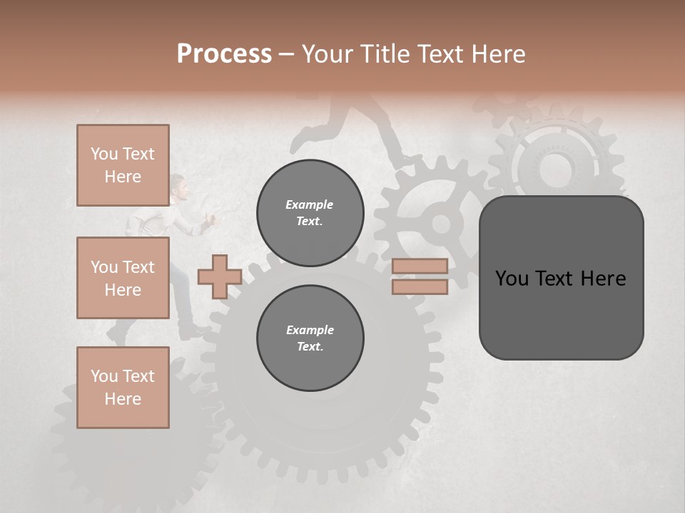 Enterprise Competition Businessman PowerPoint Template