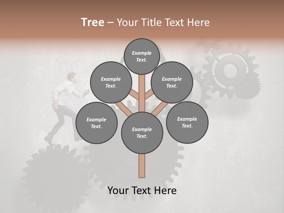 Enterprise Competition Businessman PowerPoint Template